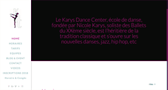 Desktop Screenshot of karysdancecenter.be