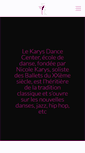 Mobile Screenshot of karysdancecenter.be
